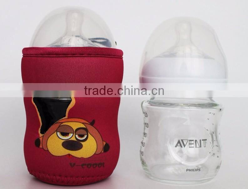 baby milk bottle warmer/baby bottle sleeve/nursing bottle neoprene sleeve