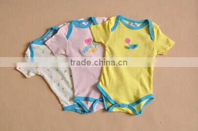 short sleeve summer romper for baby
