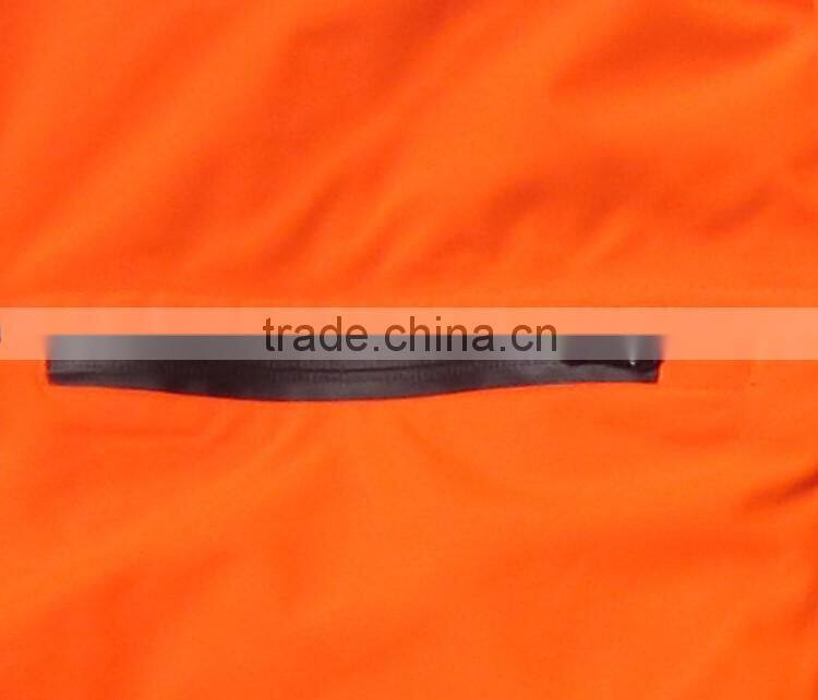 Winter hi-vis waterproof jacket men reflective tape coat
