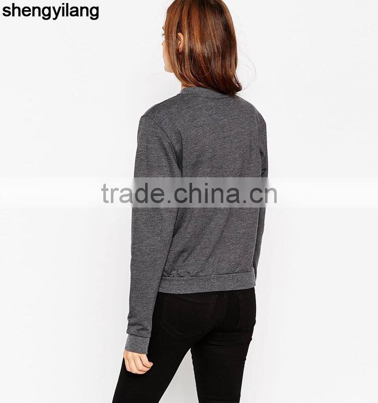 Wholesale high quality fashion jacket for women guangzhou garment factory