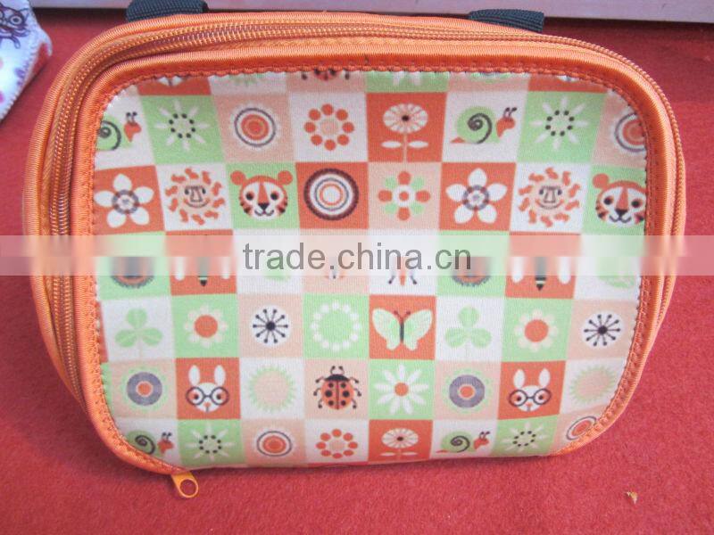 GR-W0176 custom unique design neoprene lunch bag