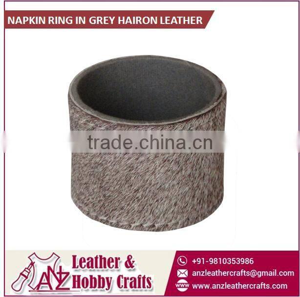 Attractive Design New Leather Napkin Ring for Table
