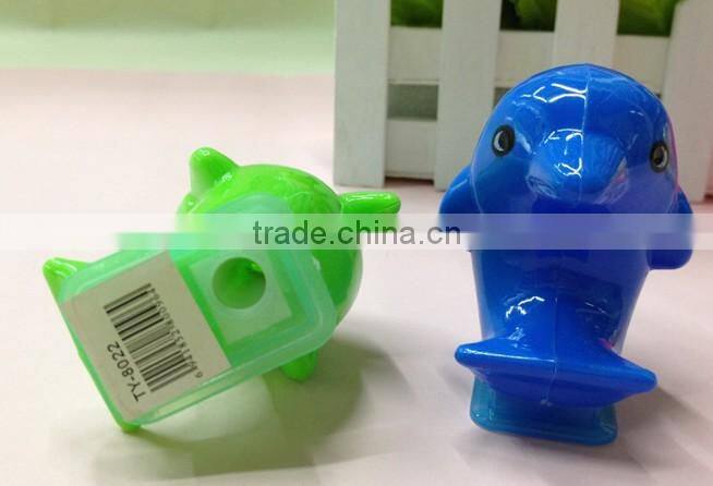 Animal shaped pencil sharpener,cute dolphin pencil sharpener for kids