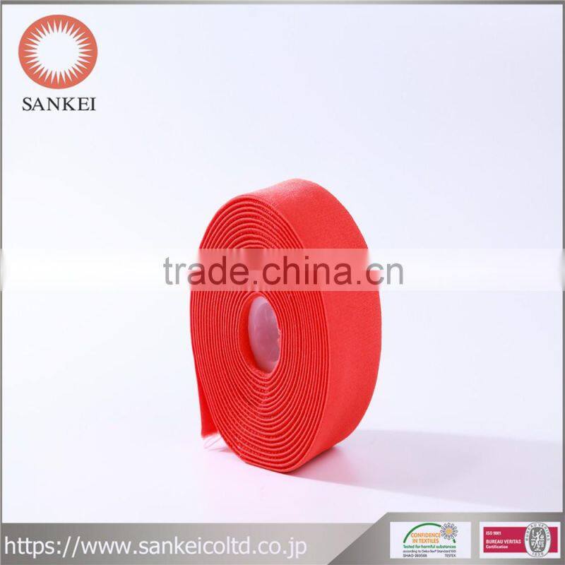 Flat elastic webbing -red