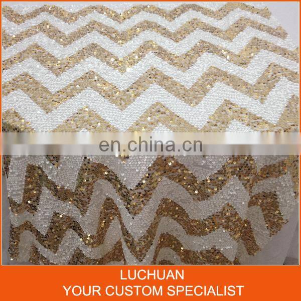 Newest Fashion Pink Sequins Wedding Party Table Cloths Round