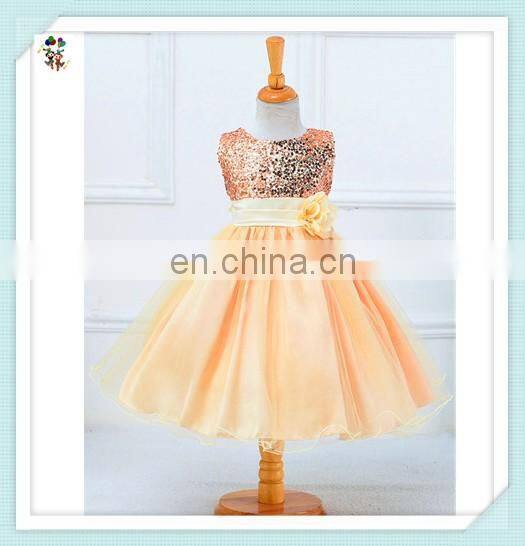 Princess Party Fancy Puffy Dark Blue Flower Girl Dresses HPC-3114