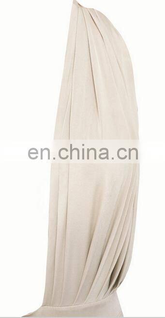 CHAMPAGNE SILKY JERSEY HALTER BODY TOP