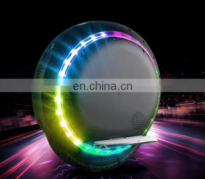 Single wheel balancing vehicle