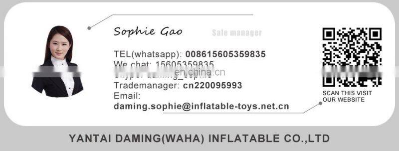 Outdoors promotional5m inflatable advertising billboard wall