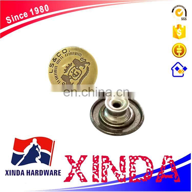 accessories Metal button for ladies,Made in China good quality Clothing accessories