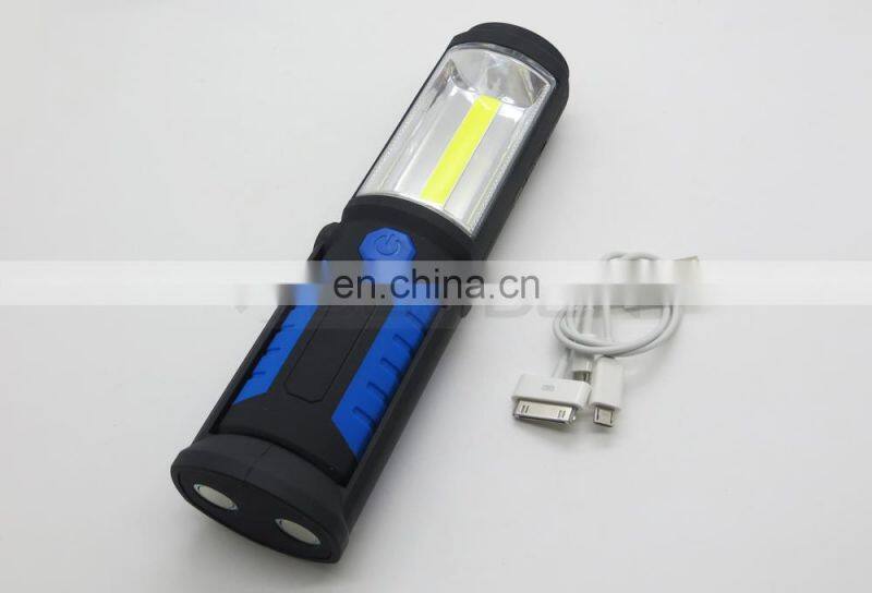 Adjusting Stand Magnetic Hook Swiveling LED Flashlight Emergency Work Light