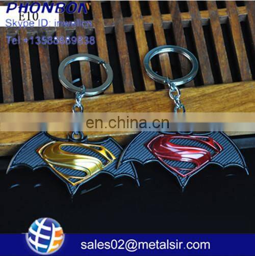 Newest alloy anime keychain, Batman signore alloy keychain