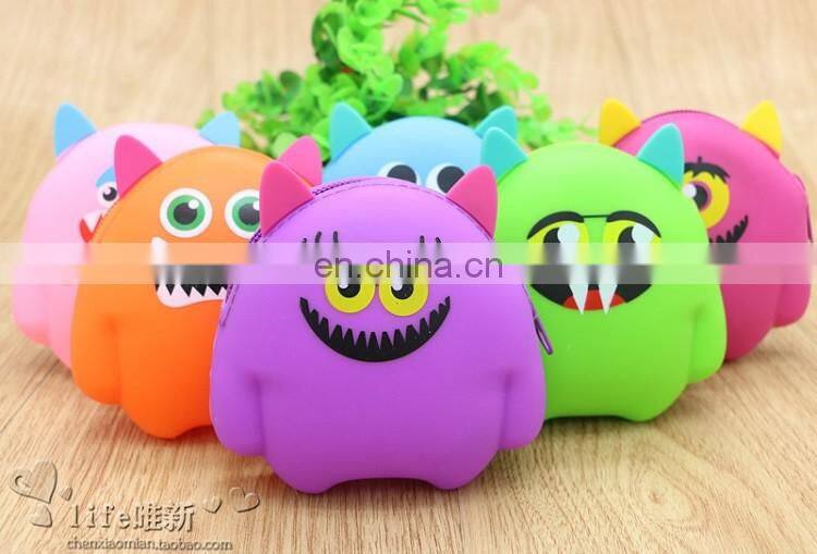 Bulk Wholesale Animal Shape Key Holder Wallet Custom Clutch Mini Women's Silicone Coin Purse