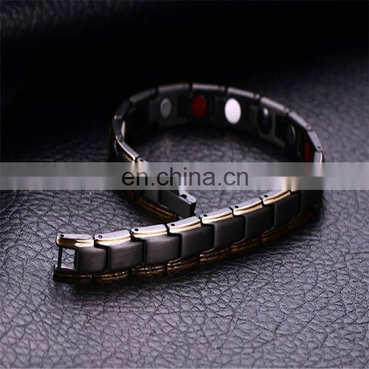 Guangzhou factory steel jewelry ion bracelet energy balance health energy bracelet