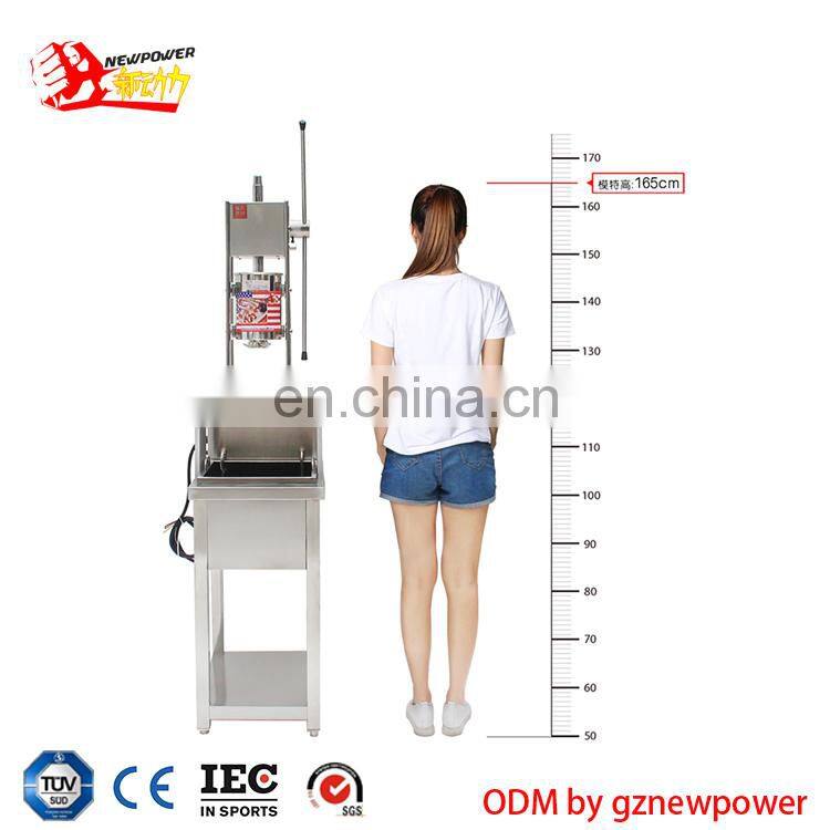 catering equipment industrial used spanish churros maker churros machine with fryer