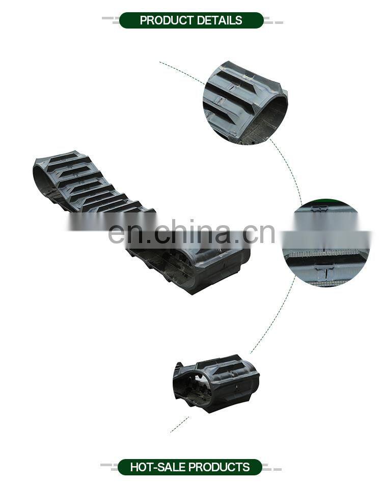 400x47x90 kubota combine harvester small vehicle system track rubber Crawler Belt