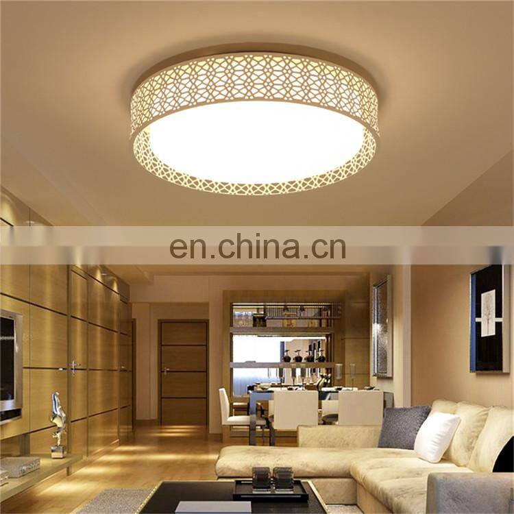 Round simple ceiling lights dimming ceiling LED lamps
