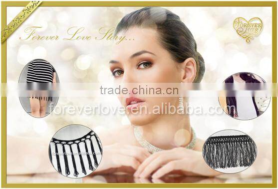 Silk Tassels with braided Beautiful curtain tassel fringe FT-010