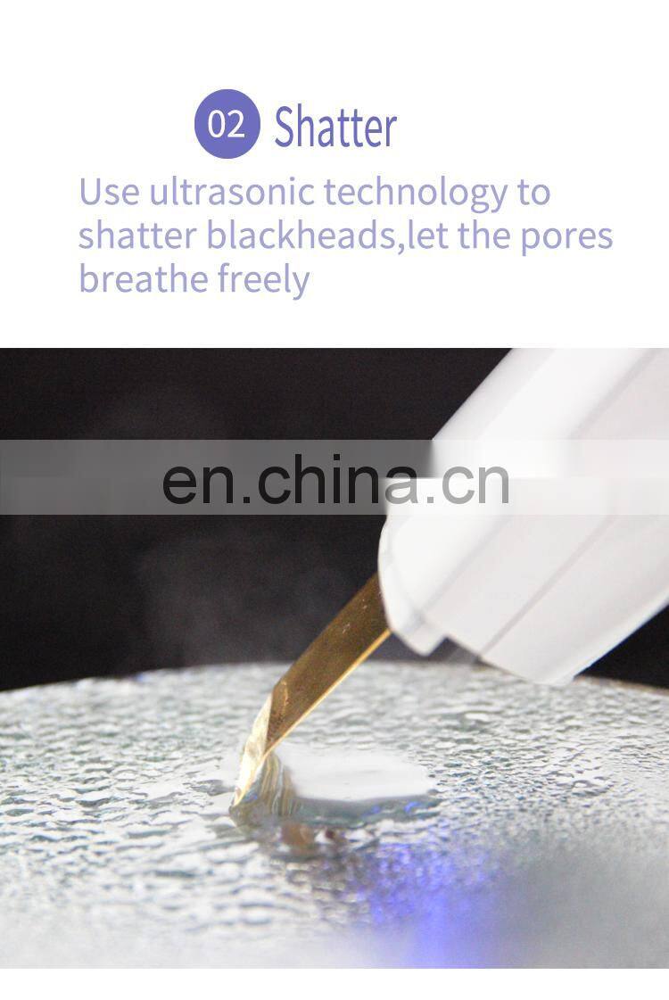 2021 innovative skin care spatulas ultrasonic skin scrubber peeling facial