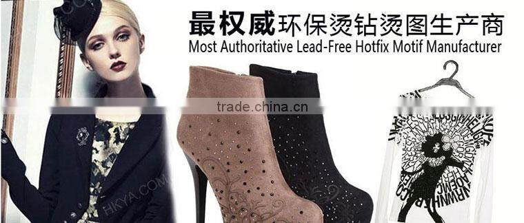 1223L China factory Christmas iron on rhinestone transfer,Christmas rhinestone iron on transfer,transfer rhinestone for dresses