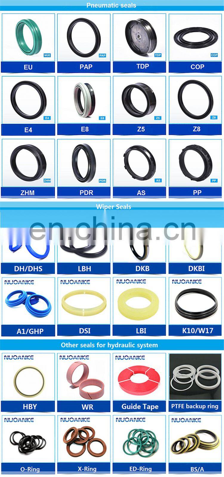 Metal Rubber Oil Seal Dust Wiper Seal DKB Excavator Hydraulic Cylinder Seal For Sale