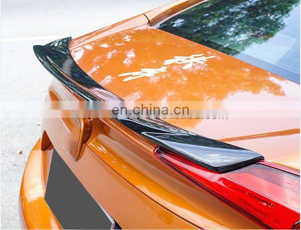 Car accessories carbon fiber roof spoiler car rear wing spoiler for Civi-cs