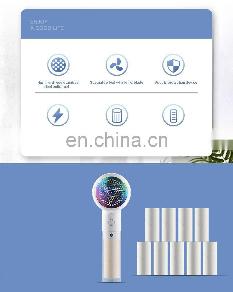 2021 PRITECH Compact Size Rechargeable Usb Charging Cable Portable Lint Remover Clothes