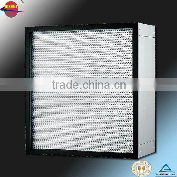 High temperature resistant effcient HEPA filter