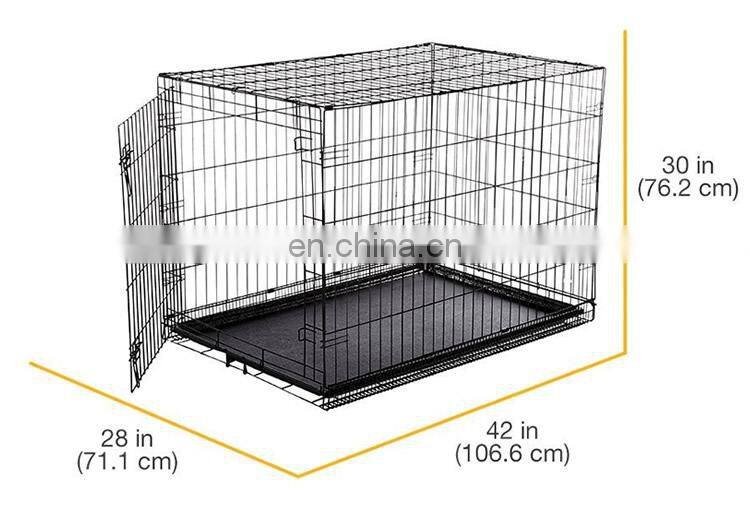 Metal Iron Pet Cage / Welded Wire Mesh Dog Cage / Carrier Cat Pet Bird Cage