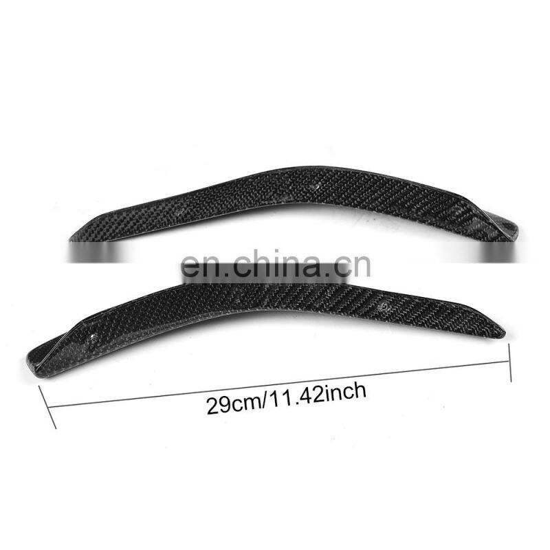 Carbon Fiber Car Canard Bumper Fins for CLA45 AMG 14-17