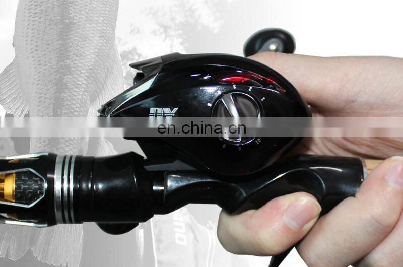 Perfect Baitcaster Reel Double Spool 10kg Drag 18+1BB Gear Bait Casting Fishing Reel
