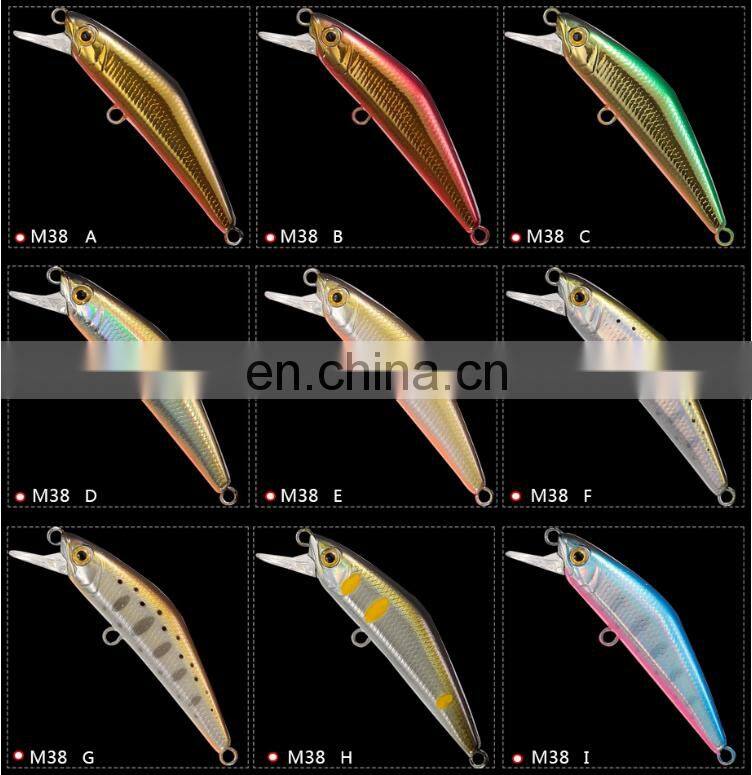 fishing artificial lure 2g 3.8cm mini sinking minnow hard plastic bait lure pesca bait