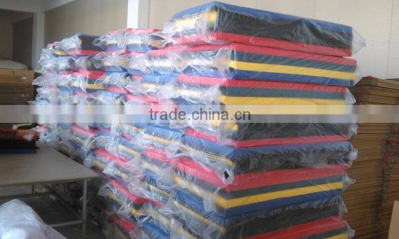 Workwell new design hot selling foldable thick 4 section portable yoga mat Kw-Y02