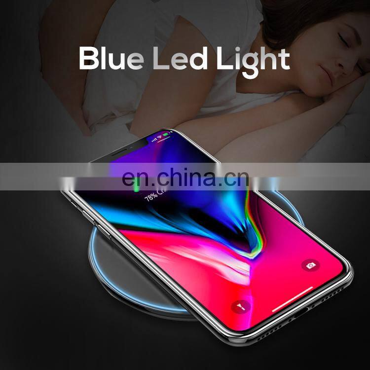 High Quality Custom Logo wholesale portable qi fast wireless mobile phone charger