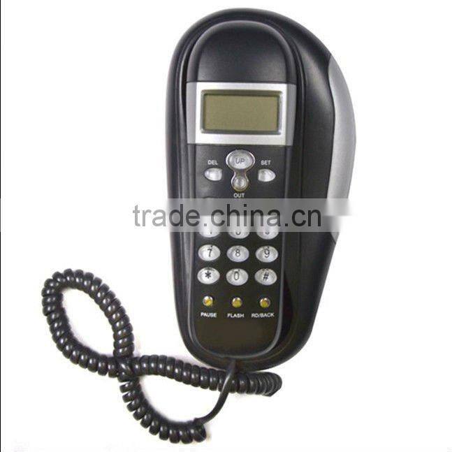 Caller ID Phone, Slim Trimline Wall Mountable Telephone