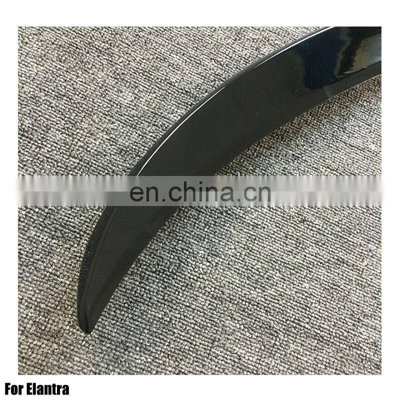 Car ABS Rear Spoiler Lip With Light For Elantra