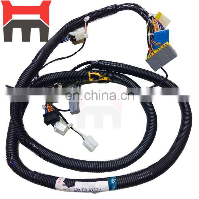 Excavator External wiring harness 207-06-71113 207-06-71114 For PC300-7 PC350-7 PC360-7