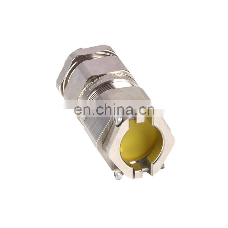 Direct Factory Flameproof Double Locking Single Sealing Stuffing EMC Cable Connector Gland Manufacturer