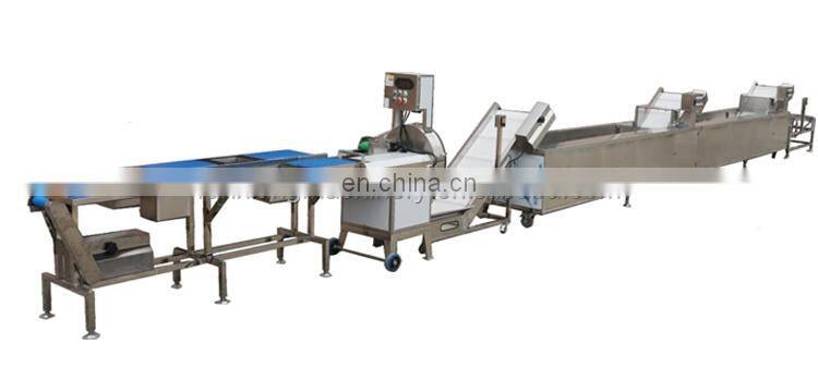 Industrial lemon washing cleaning slicer drying processing line