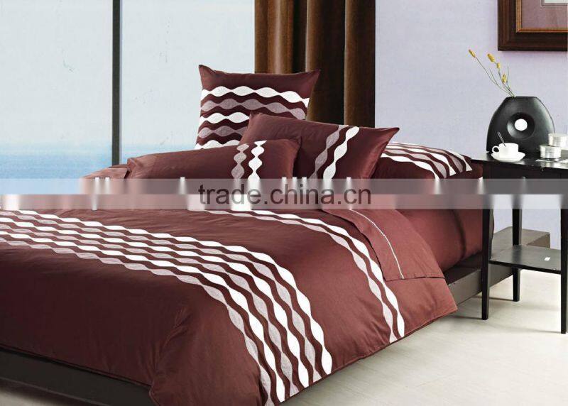 cotton embroidery duvet cover set