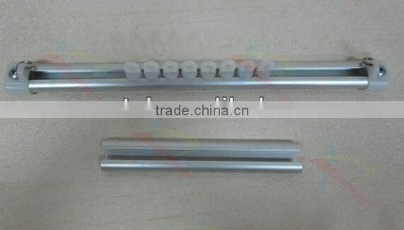 Double curtain mounting ceiling brackets