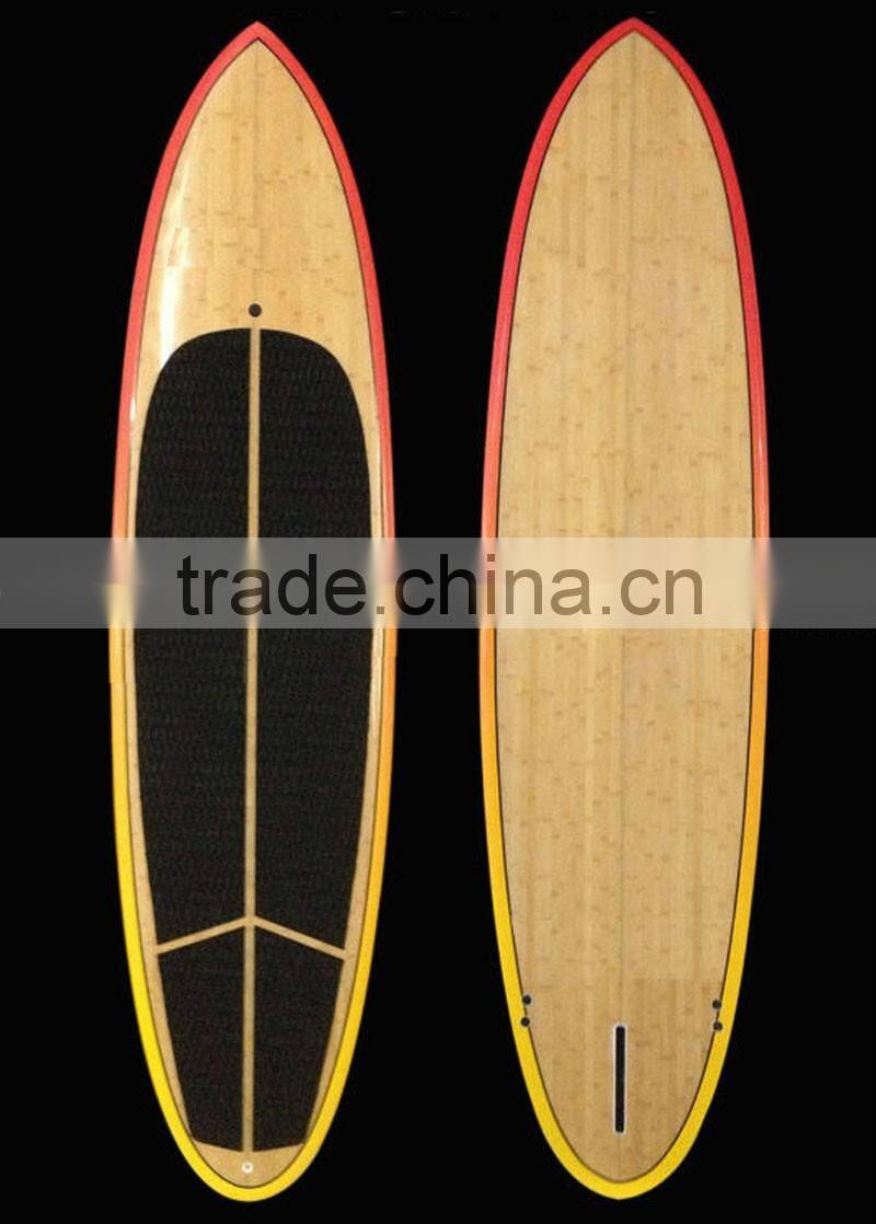 China factory bamboo SUP boards / Cheap price surfboard bamboo fiber board