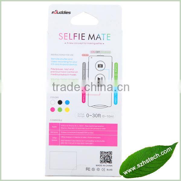 Universal Selfie Bluetooth Remote Shutter Wireless Camera Control Self-timer Shutter for iPhone