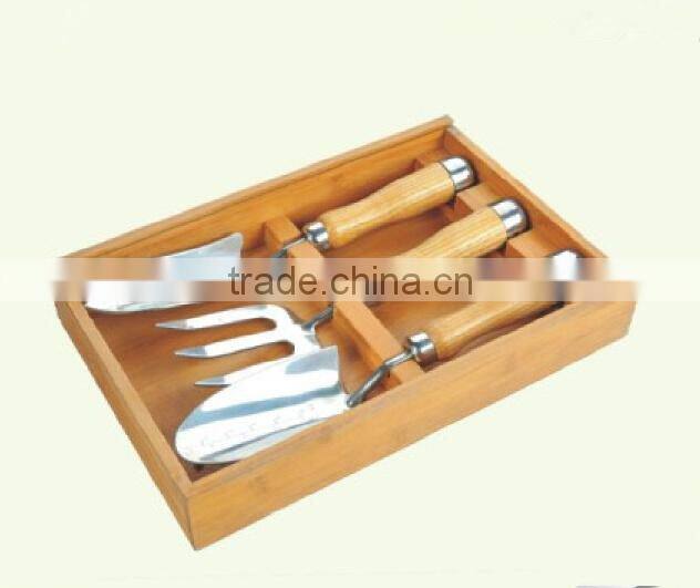 3pcs China Garden Tool Sets with Wooden or PP handles