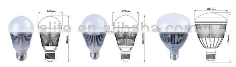 high power 7w bulb led a60 a19