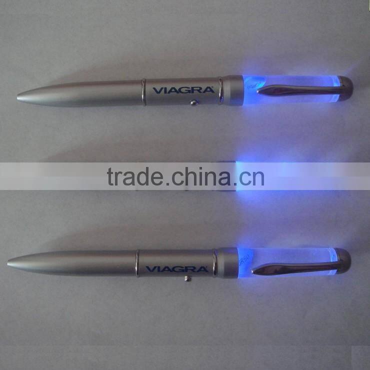 plastic promotional gift multi clolor light up pen led light pen