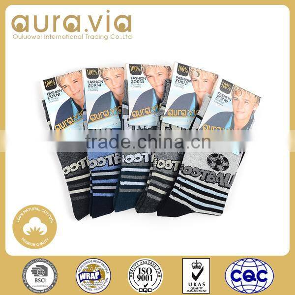 Wholesale fashion design football sport sock for man