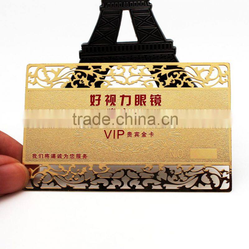custom stainless steel etch metal business card blank