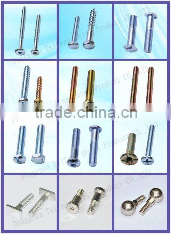 Grade 12.9 stainless steel CNC ball head Screw