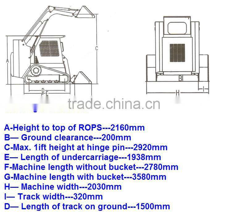 skid steer loader and attachments Bobcat like,Diesel engine 100hp,Gemany Rexroth pump,CE paper